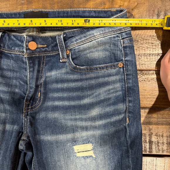 Buckle Black Fit No. 53 Malcesine Bootcut Stretch Jeans Denim Distressed 26x34 - Picture 14 of 16